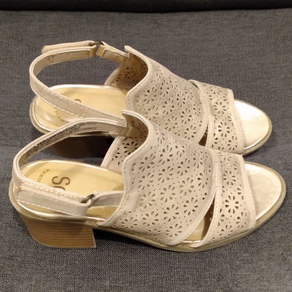 SO Winifred Girls Slingback Mules Youth SZ 1 - Picture 2 of 9